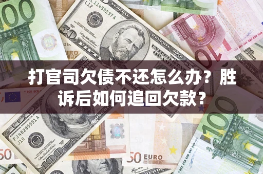 武汉打官司欠债不还怎么办？胜诉后如何追回欠款？
