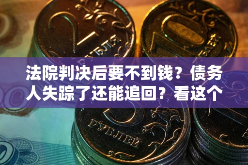武汉法院判决后要不到钱？债务人失踪了还能追回？看这个方法！