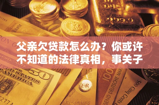 武汉父亲欠贷款怎么办？你或许不知道的法律真相，事关子女未来