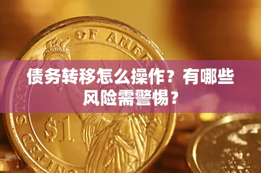 武汉债务转移怎么操作？有哪些风险需警惕？
