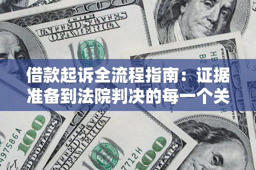 武汉借款起诉全流程指南：证据准备到法院判决的每一个关键步骤
